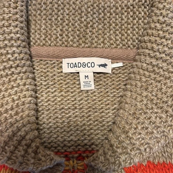 Toad & Co zip cardigan - Picture 3 of 6